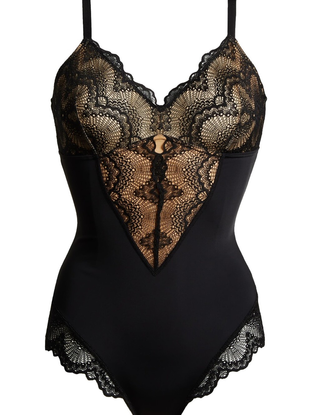 Pinsy Sculpting Lace Shapewear Bodysuit